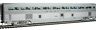 920-9651 Walthers Deluxe Proto Santa Fe Budd Coach With Preiser Figures