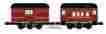 930151 Rmt Pennsylvania Peep Passenger Set Baggage Coach 1104 1103