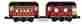 930152 Rmt Pennsylvania Peep Observation Coach Passenger Set 1105 1734