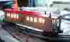 9541 Lionel Santa Fe Decorated Baggage Car 2 Bulbs Illumination Metal Trucks