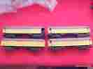 9585 9581 9584 9583 Lionel Train Chessie Steam Special Lighted Coach Passenger Car Lot Cars