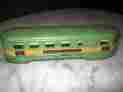 9955 American Flyer Vtg Illinois Central Green Diamond Observation Car Tinplate