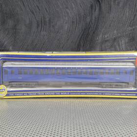 6205-wa Ahm Ho 1920 Coach Blue Silver Passenger Car 1425 Rivarossi Wab. Italy