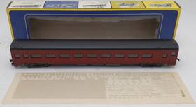 6654-02 Ahm Ho Scale Undecorated 1930s 85ft Coach Car Ln/box 6654-02 Ahm Ho Scale Undecorated 1930s 85ft Coach Car Ln/box