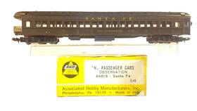 4481s Ahm Lima N Santa Fe Observation Passenger Car Atsf #3275