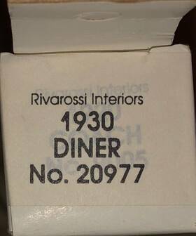 20977 Ahm/rivarossi Ho Rivarossi/ihc 1930 S Diner Interior