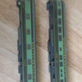 Ahm/rivarossi 50053 Riverossi H.o. North Pacific . Tail Car And Passenger Car.used For Rebuild Parts