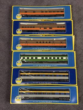 6202-21 Ahm/rivarossi Ho Passenger Train Cars Lot Of 6 Pennsylvania Baltimore Ohio 6202-21 Ahm/rivarossi Ho Passenger Train Cars Lot Of 6 Pennsylvania Baltimore Ohio
