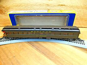 6202-sf Ahm/rivarossi Italy Ho Scale 82ft Santa Fe Cafe Observation Passenger Car With Box