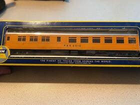 6204-w Ahm/rivarossi Ho Pennsylvania Railroad Mow Hw Prr 6010 Diner Passenger Car Ob