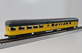 6402-cw Ahm/rivarossi Ho Chicago And Northwestern C&nw Tail Car Parlor Observ. Nos