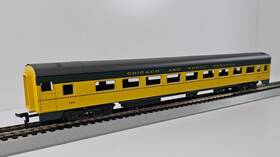 6404-cw Ahm/rivarossi Ho Chicago And Northwestern C&nw Coach Car #726 Nos