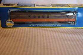 6407-ic Ahm/rivarossi Ho Scale Passenger Baggage Car Illinois Central #lake Pontchartr