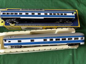 6505-31 Ahm/rivarossi 6502-31 Mopac Hvywt Observation Car And Vista Dome Coach Ho 6505-31 Ahm/rivarossi 6502-31 Mopac Hvywt Observation Car And Vista Dome Coach Ho