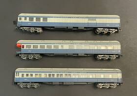 9542 Ahm/rivarossi Arnold N Scale Lot Of 3 Baltimore And Ohio Passenger Cars