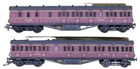 54251-3 Airfix 54251 54253-9 57ft Lav Comp And 3rd Non Corridor Brake Lms-free Ship