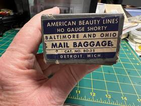 Bo-2s American Beauty Line Lines Baltimore And Ohio Mail Baggage Ob As-is