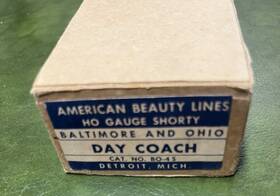 Bo-4s American Beauty Lines Vtg Line Baltimore And Ohio Day Coach Passenger Car Kit Ho-scale
