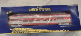 American Flyer 023922499561 49956 Texas Special Full Vista Dome Car S-gauge - New In Box