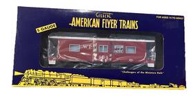 6-48754 American Flyer 48754 Western Pacific Bay Window Caboose / S Gauge New In Box