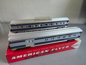 48911 American Flyer 48910 2-car Missouri Pacific Passenger Set Combo And Vista Dome Nib