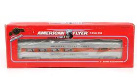 6-48943 American Flyer S Afl Silver Flash Madison Vista Dome Dining Car Ln/box
