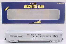 6-48945s American Flyer 6-48945 S Scale Atsf Railway Concho Dining Car Ln/box