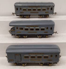 American Flyer 701r Ives Vintage Standard Gauge New York Passenger Set 184 185 186