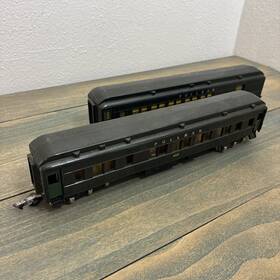 944-945 American Flyer 652 653 Pullman S Gauge Postwar Passenger Cars Green Black Sttr 944-945 American Flyer 652 653 Pullman S Gauge Postwar Passenger Cars Green Black Sttr