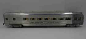 Afl-663 American Flyer Vtg Train 663 Chrome Aluminum Streamliner Observe Passenger Car