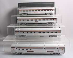Bdbs09s American Models Bdbs09 S Scale Hi-rail Prr Budd 4-car Passenger Set Ln/box