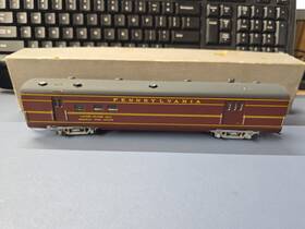 Pe-25 American Railroad Models Beauty Lines Pennsylvania Prr 85ft Mail Baggage Car Pe25 Ho Rtr