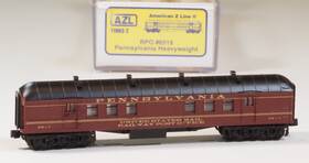 71903-2 American Z Line Azl Rpo U.s.mail Pennsylvania Rr Pullman Car Z-scale Z-gauge