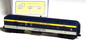 Af268-z10a American Z Line 71945-2 Azl Z-scale C&o Chesapeake And Ohio Rpo Us Mail Post Office