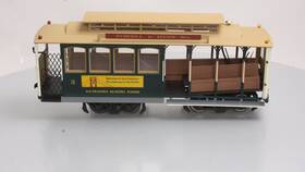 Am66-013 Ams G Scale San Francisco Cable Car - Dark Green #3 Ex/box
