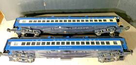 Art-31304 Aristo Craft Trains 31305 G Scale Heavyweight Coach Passenger 2cars Blue Comet Ob