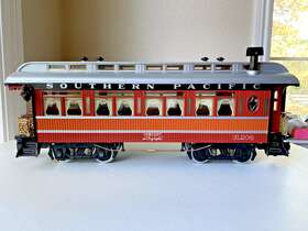 Rea-31206 Aristocraft Aristo Craft #rea-31206 G Lighted Southern Pacific Observation Car With Smoke