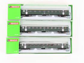 Hn4181 Arnold N Scale Obb Austrian Era Iv Schlierenwagen Passenger Cars 3-pack Hn4181 Arnold N Scale Obb Austrian Era Iv Schlierenwagen Passenger Cars 3-pack