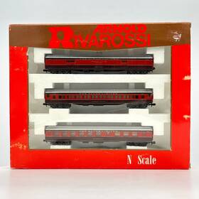 0534 Arnold Rivarossi Alton Limited Heavyweight Passenger Set 3 Pcs N Scale
