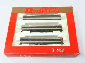 0554 Arnold Rivarossi N Scale #0554 Lackawanna 3-car Passenger Set