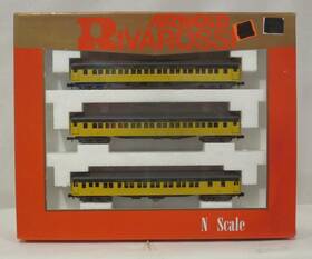 0555 Arnold/rivarossi N Scale Passenger Car 3-pack #0555 Chicago And North Western Nib