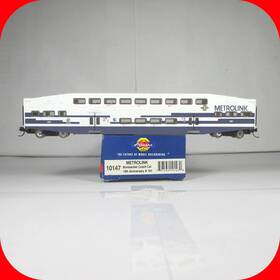 10147 Athearn N Scale Metrolink Bi-level Bombardier Passenger Coach #191 - 10147 Athearn N Scale Metrolink Bi-level Bombardier Passenger Coach #191 -
