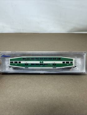 10153 Athearn N Scale Go Transit Bombardier Bi-level Passenger Coach #2018 - 10153 Athearn N Scale Go Transit Bombardier Bi-level Passenger Coach #2018 -