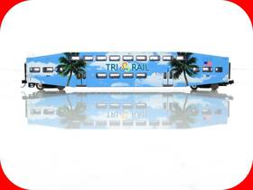 10165 Athearn N Scale Tri-rail Bombardier Commuter Control Car #510 - Rare