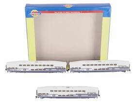 10174 Athearn N Metrolink Bombardier Coach Set Of 3 Ln/box