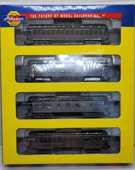 11853 Athearn N 50ft Overland Denver And Rio Grande Western 4 Car Pass Set Knuc Mtl