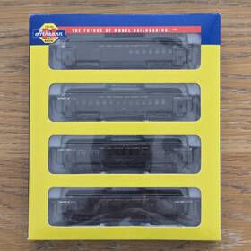Athearn 11861 N 50ft Overland New York Central 4-car Pass Set Knuckle Couplers