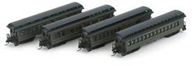 11864 Athearn N 50ft Overland Canadian National 4-car Pass Set Knuc Cplrs Mtlwhls