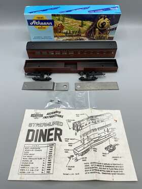 4949 Athearn 1792 Ho Scale Pennsylvania Railroad Prr Streamlined Diner Car #4949 Kit