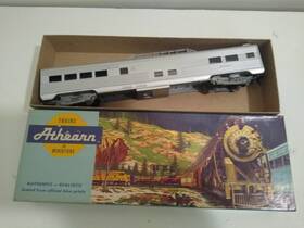 1820 Athearn Sl Vista Dome Car Undecorated Ho Scale No. Silver Looks Nos